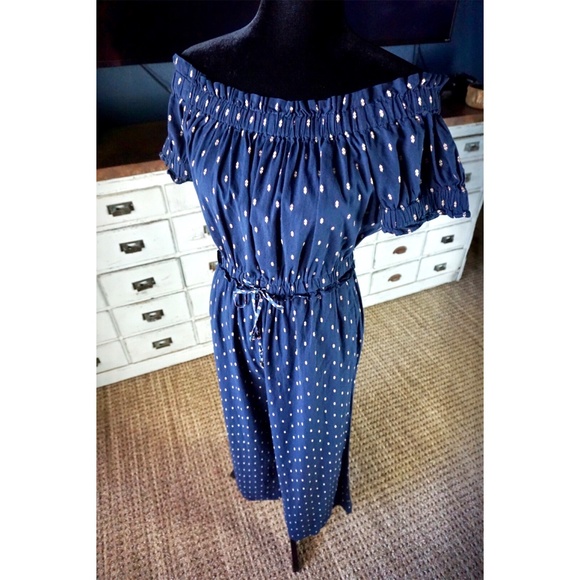 Anthropologie Findley Off The Shoulder Jumpsuit S - Picture 2 of 9